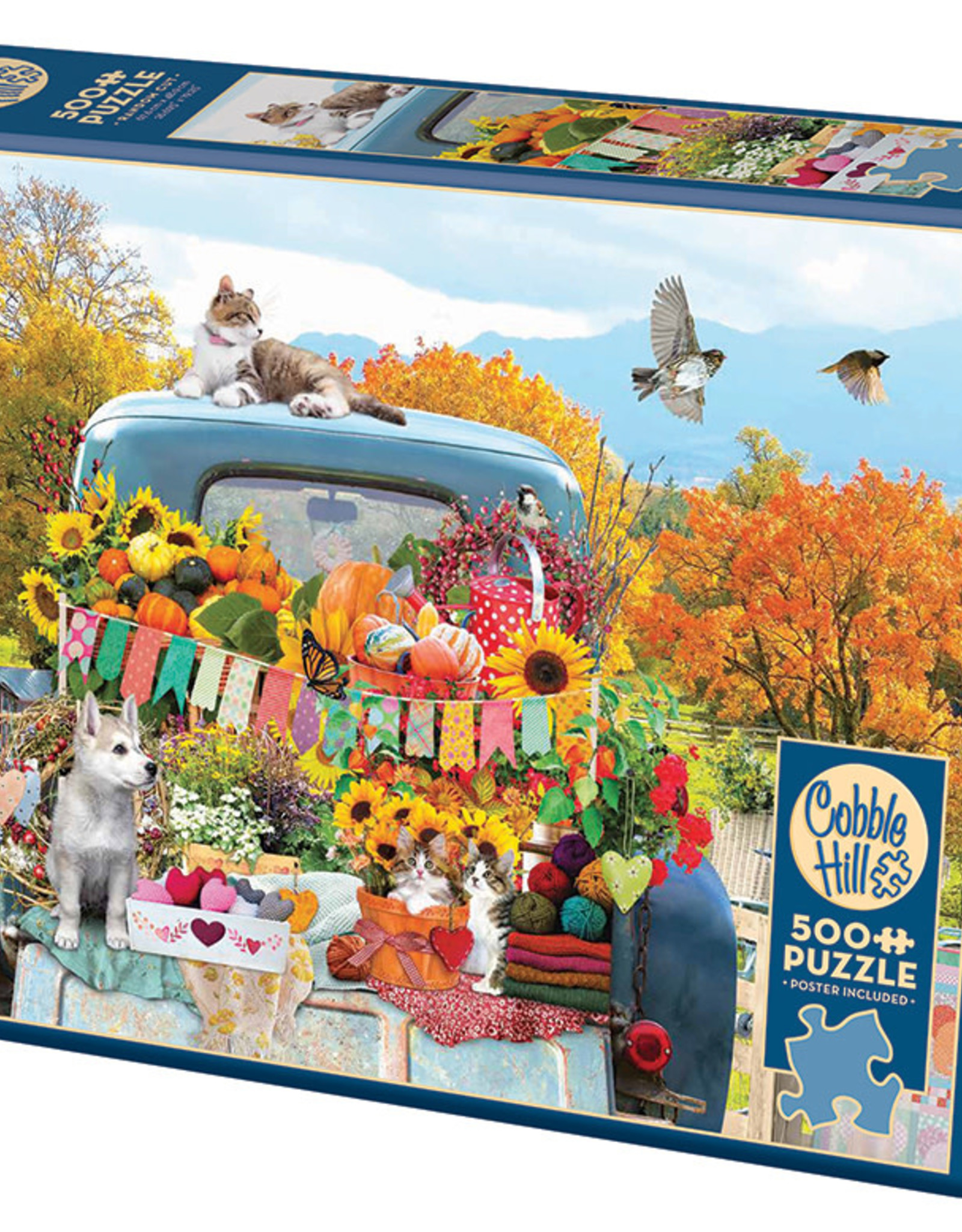 Cobble Hill Country Truck in Autumn 500pc Puzzle