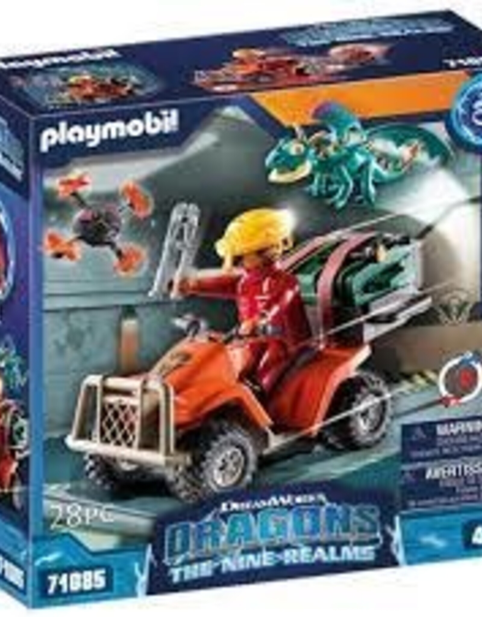 Playmobil Icarus Base Security Set with Quad