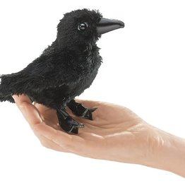 Folkmanis Mini Raven Finger Puppet