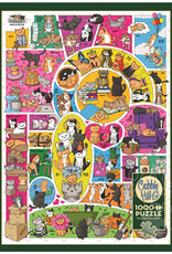 Cobble Hill Doodle Cats 1000pc Puzzle