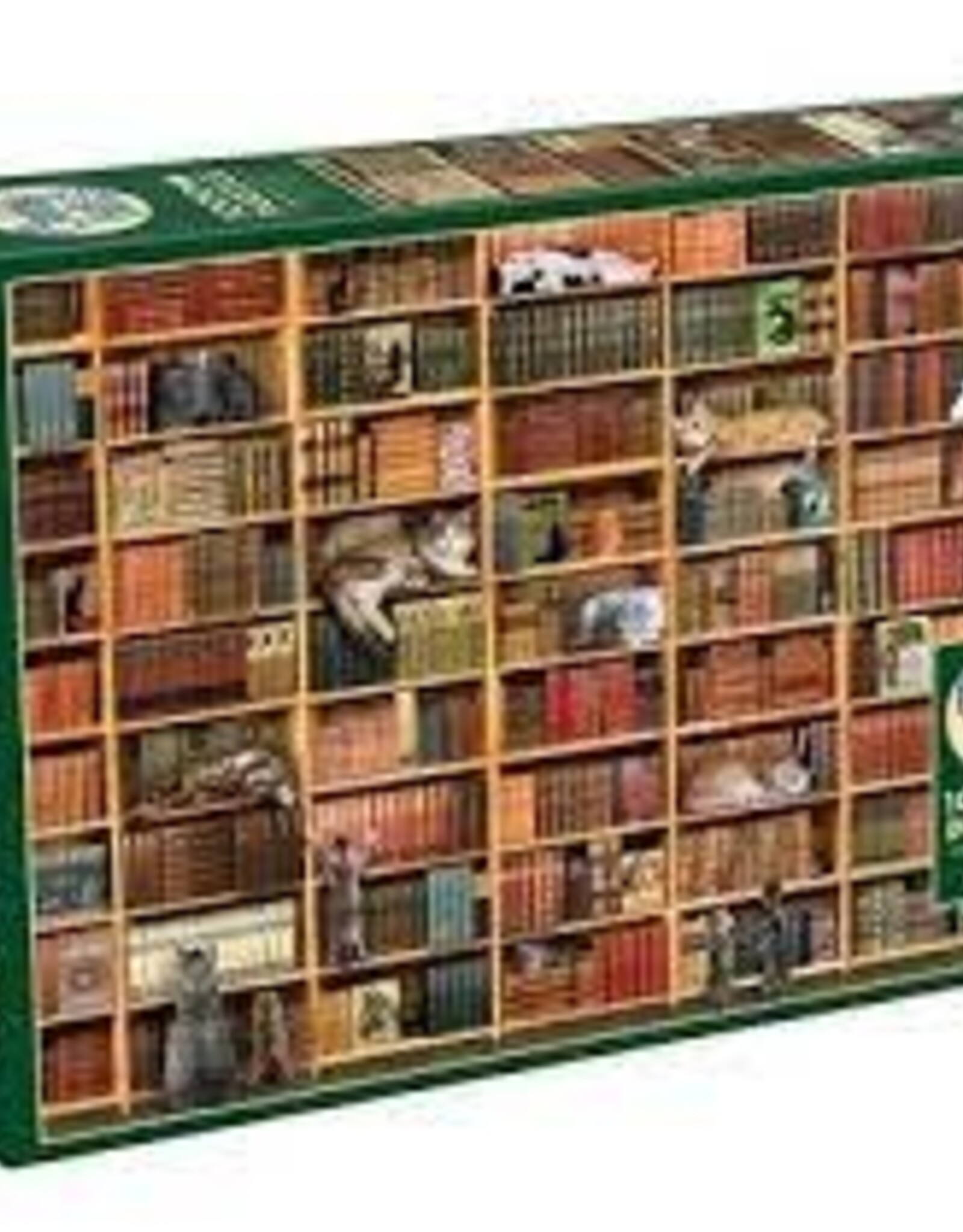 Cobble Hill The Cat Library 1000pc Puzzle