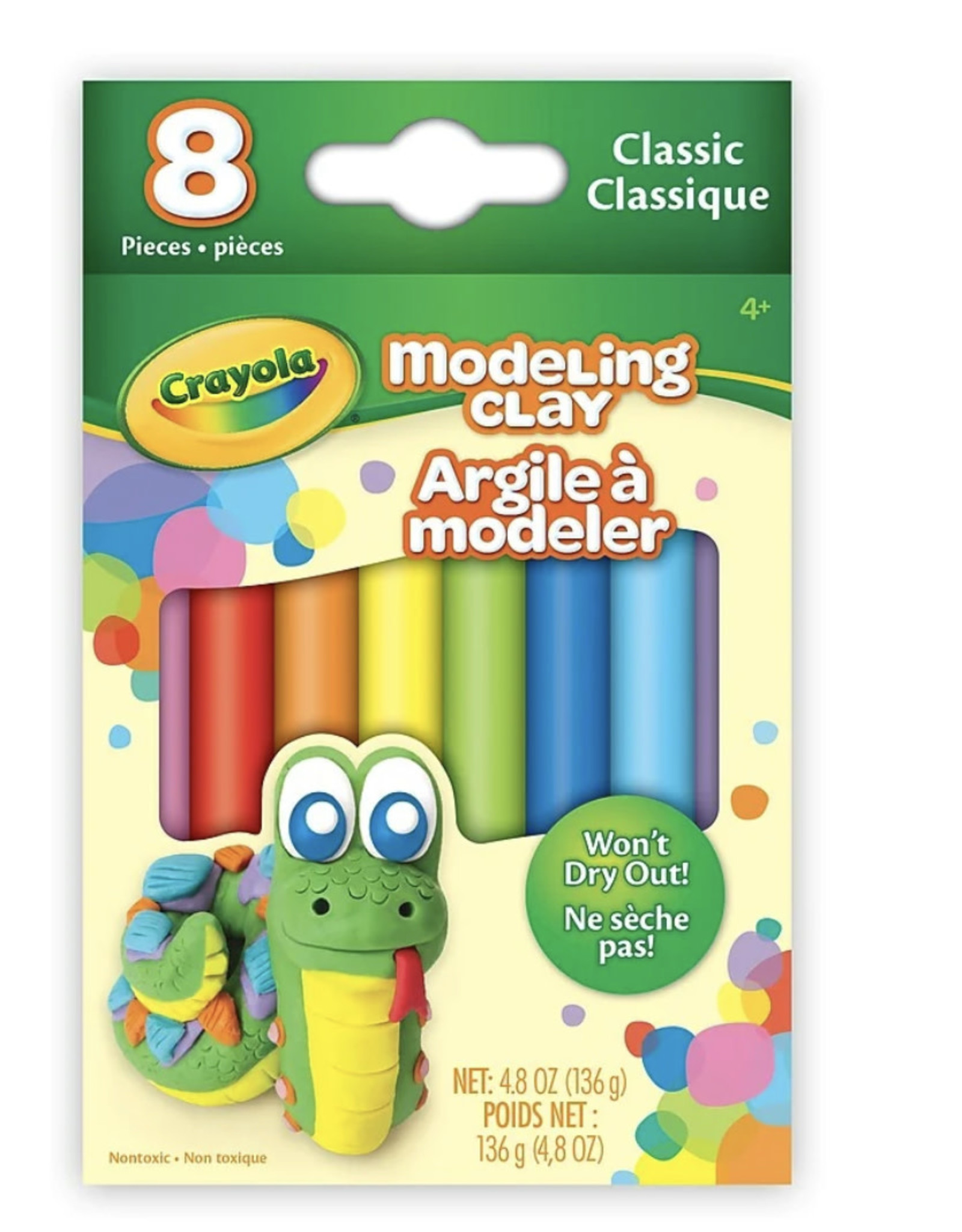 Crayola Crayola Modeling Clay Classic Colours 8pk