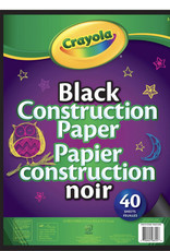 Crayola Black Construction Paper 40ct