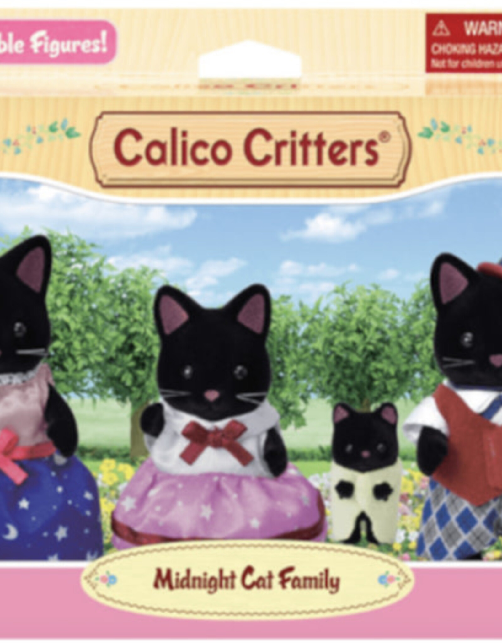 Calico Critters Calico Critters Midnight Cat Family