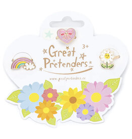 Great Pretenders Spring Flower Ring Set