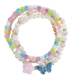 Great Pretenders Pearly Butterfly Bracelet (4 pcs)