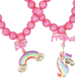 Great Pretenders Best Friends Rainbow Unicorn Necklaces
