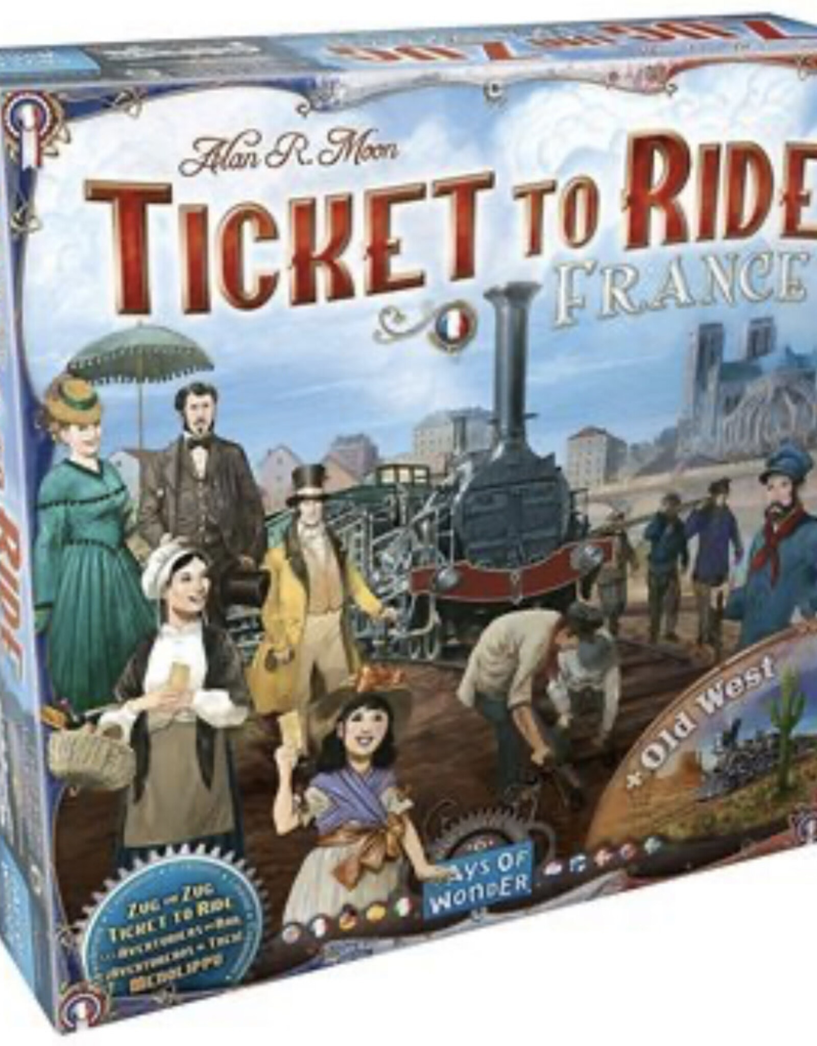 Asmodee Ticket to Ride Map  France / Old West