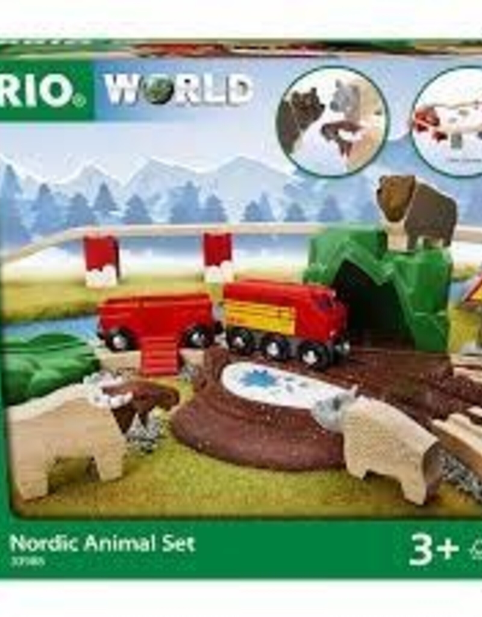 Brio Brio Nordic Animal Train Set