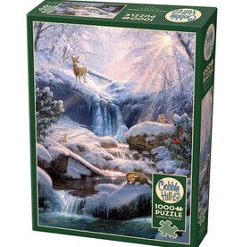 Cobble Hill Mystic Falls in Winter 1000 pc Puzzle