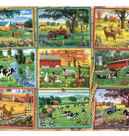 Cobble Hill Postcards from the Farm 1000pc Puzzle