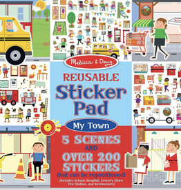 Melissa & Doug Reusable Sticker Pad My Town