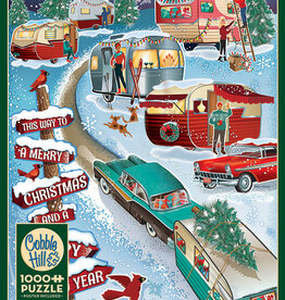 Cobble Hill Christmas Campers 1000pc puzzle