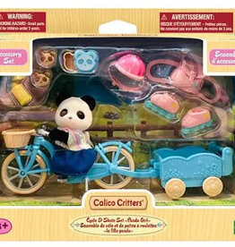 Calico Critters Cycle & Skate Set - Panda Girl