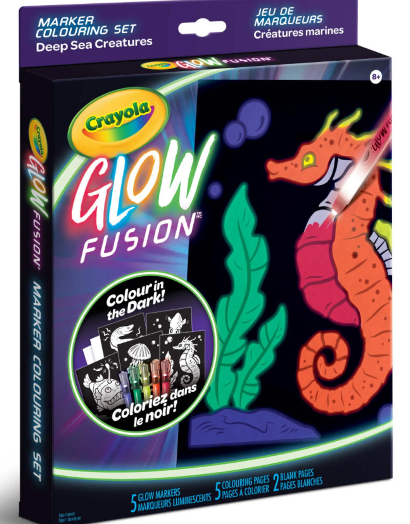 Crayola Glow Fusion Deep Sea Creatures