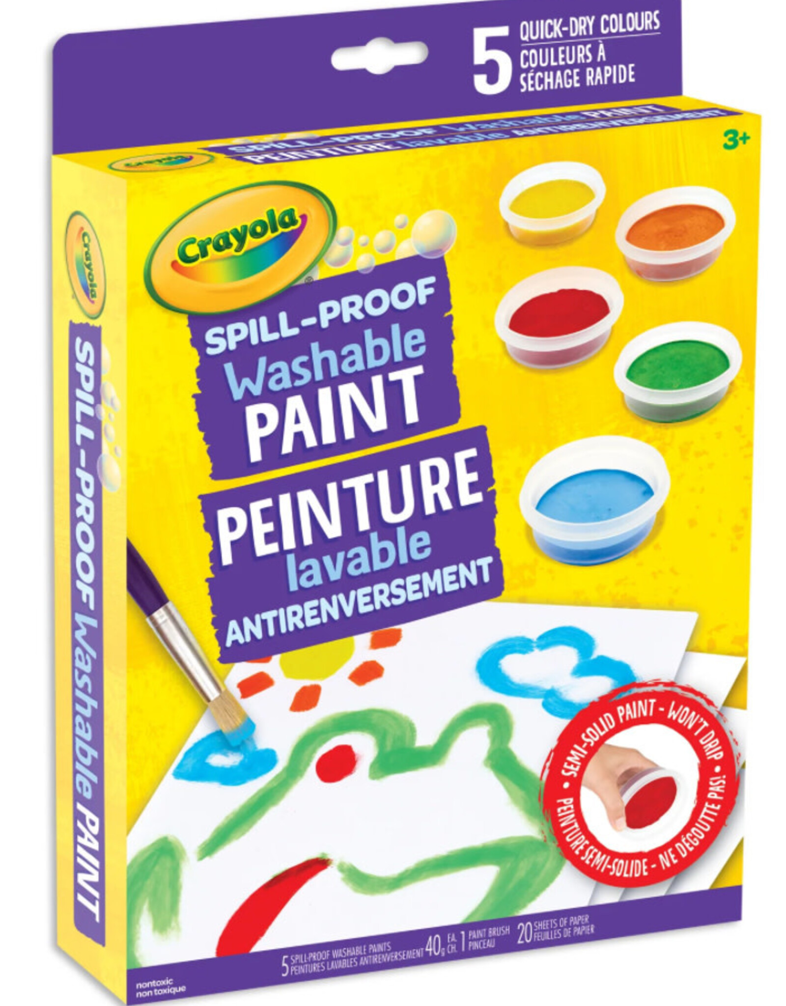 Crayola Washable Spill-proof Paint Kit