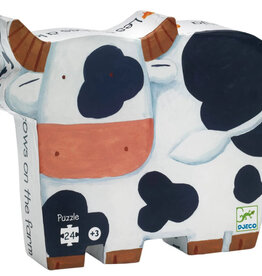 Djeco The Cows on the Farm - 24 pc Puzzle