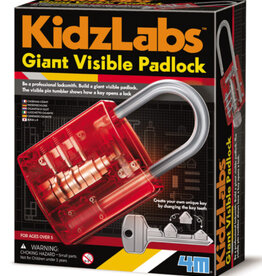 Playwell Kidz Labs Giant Visible Padlock