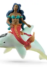 Schleich Isabelle Mermaid on Dolphin