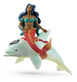 Schleich Isabelle Mermaid on Dolphin