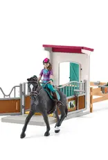 Schleich Horse Box with Lisa and Storm