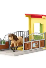 Schleich Pony Box with Icelandic Pony Stallion
