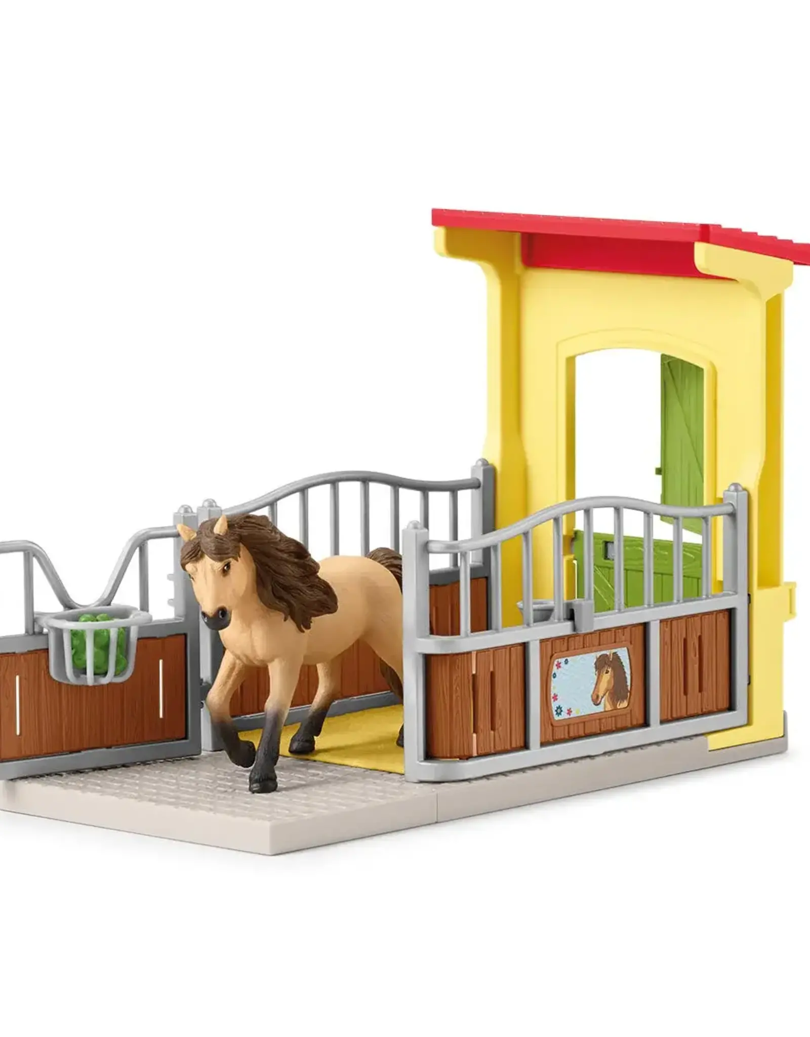Schleich Pony Box with Icelandic Pony Stallion