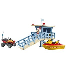 Bruder Bruder Life Guard Station with Quad and Personal Watercraft
