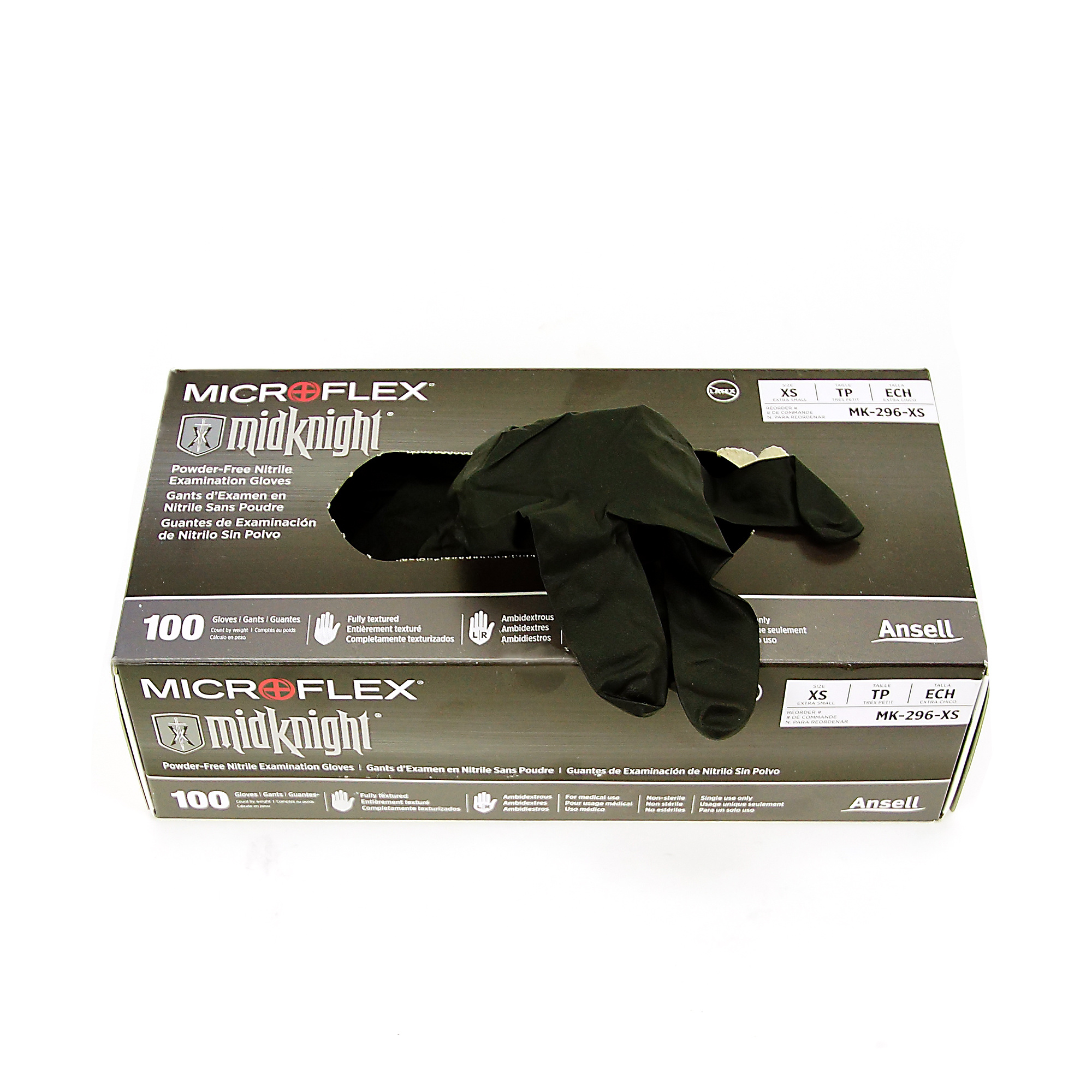 MidKnight Black Nitrile Gloves pic