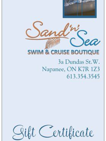 gift certificate $50