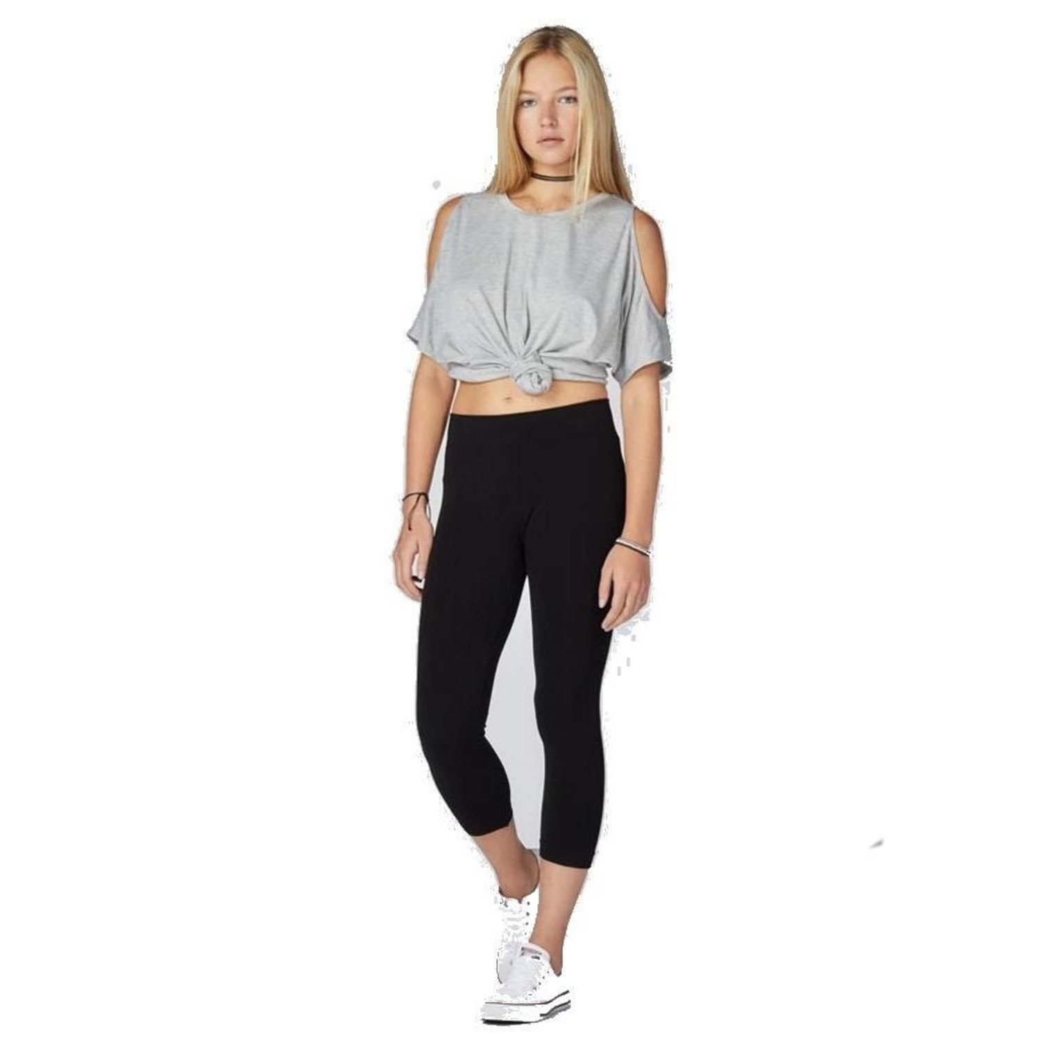 Black Bamboo Terry Leggings by So-Fine