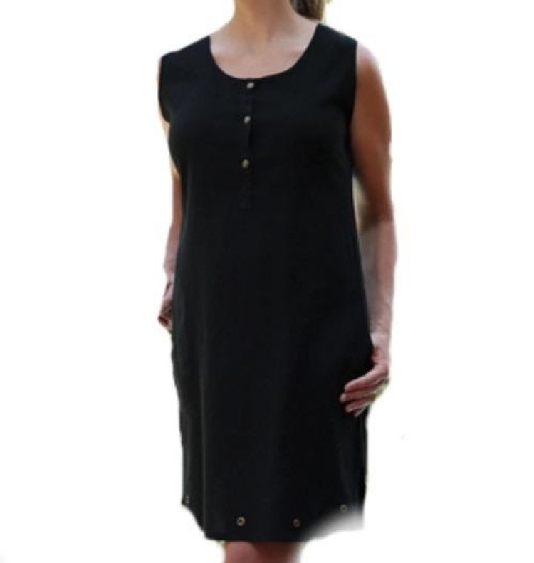 Pretty California Cotton Kate Dress with Grommet Hem