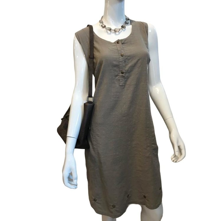 Pretty California Cotton Kate Dress with Grommet Hem