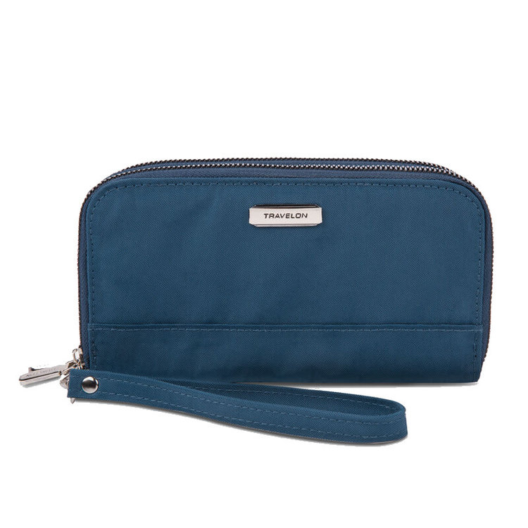 TravelOn RFID Phone Clutch Double Zip