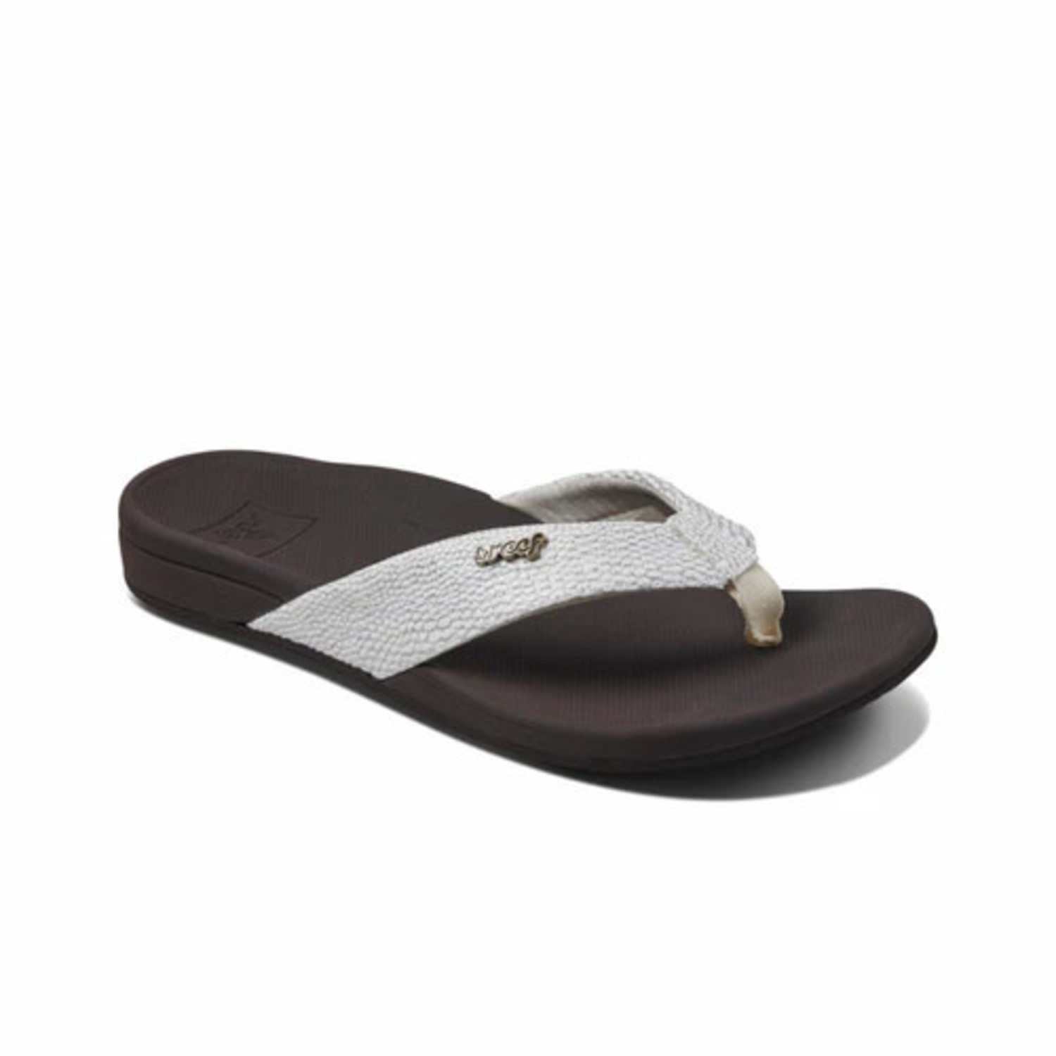 Women's Reef, Ortho-Bounce Woven Thong Sandals | Peltz Shoes