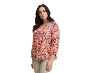 Plus Size Women's Floral Tops: Curve Floral Print Tops