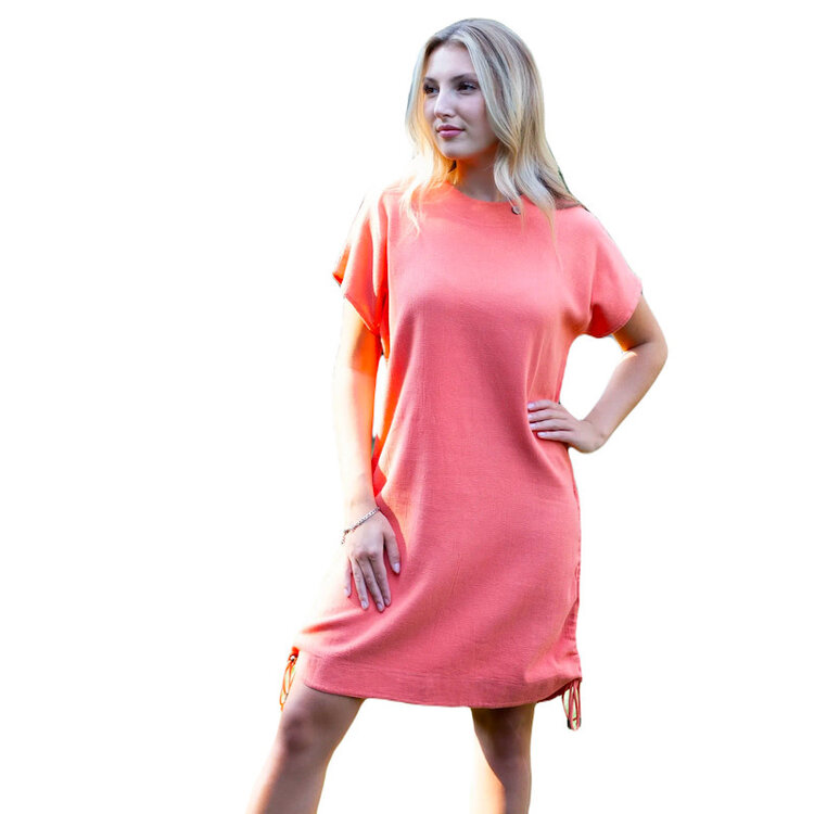 Pretty Pretty Alina Ruched Hem Dress