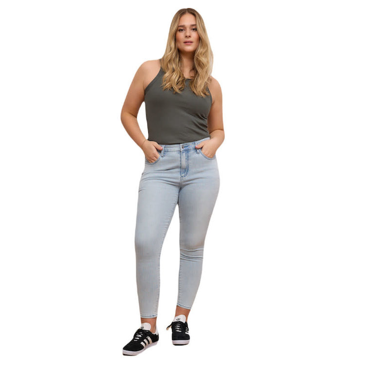 YogaJeans Rachel Skinny Hi-Rise Denim