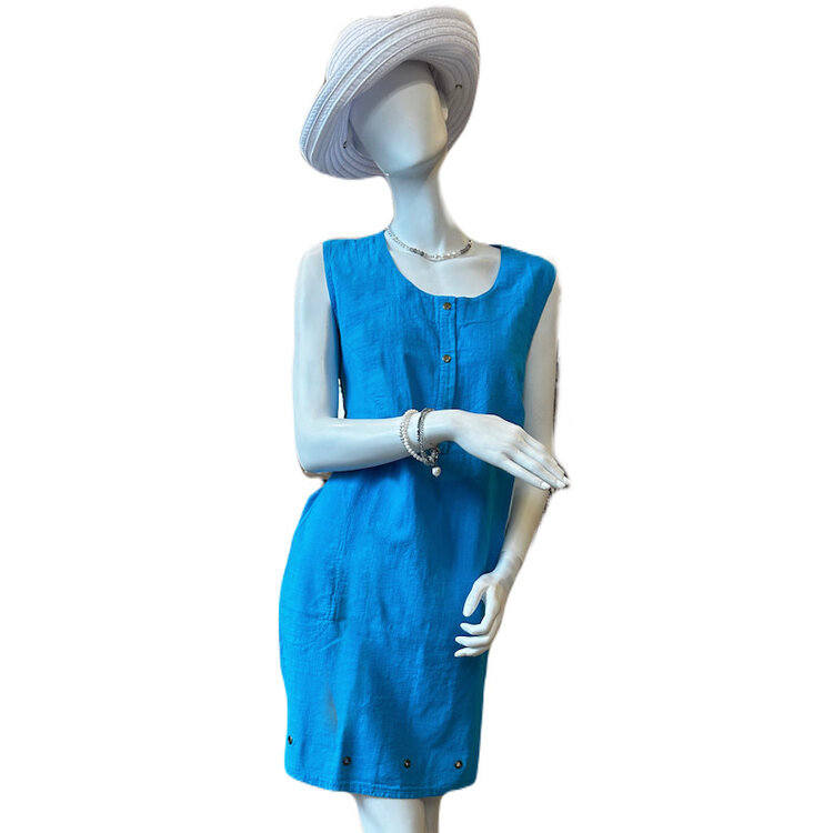 Pretty California Cotton Kate Dress with Grommet Hem