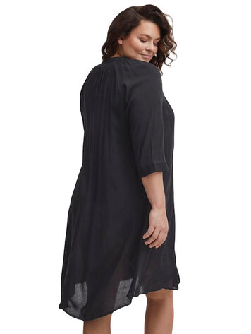 fransa curve Joyce Vneck Shirt Dress