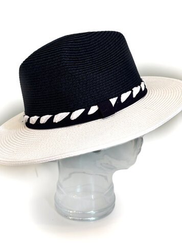 piaRosinni Sonja Flat Brim Fedora