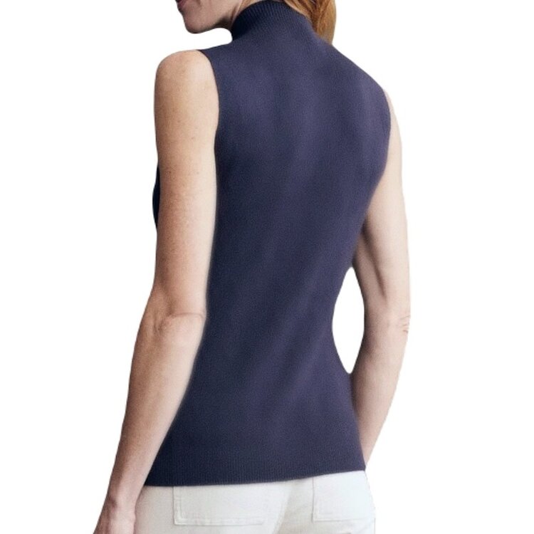 Picadilly Turtle Neck Knit Shell