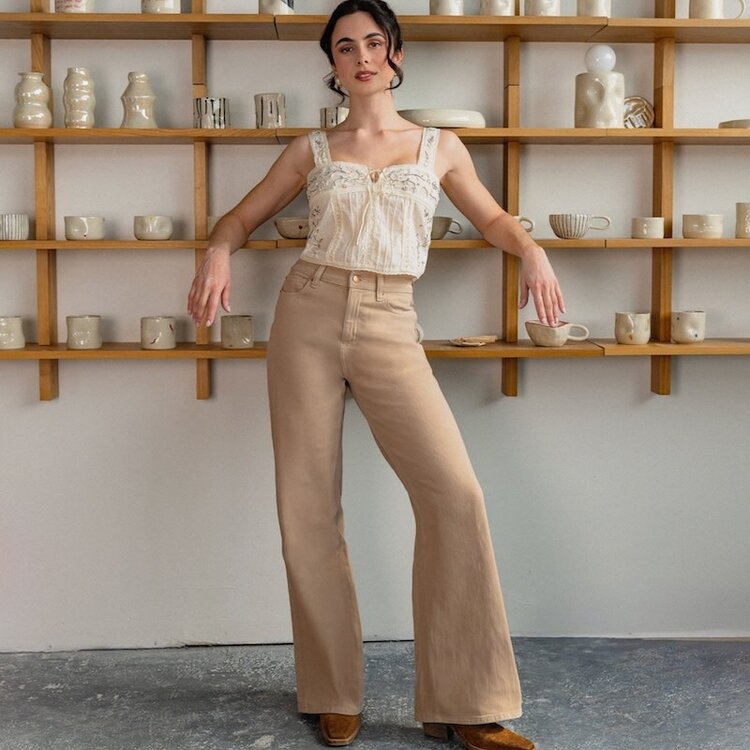 YogaJeans Lily Wide Leg  Jeans