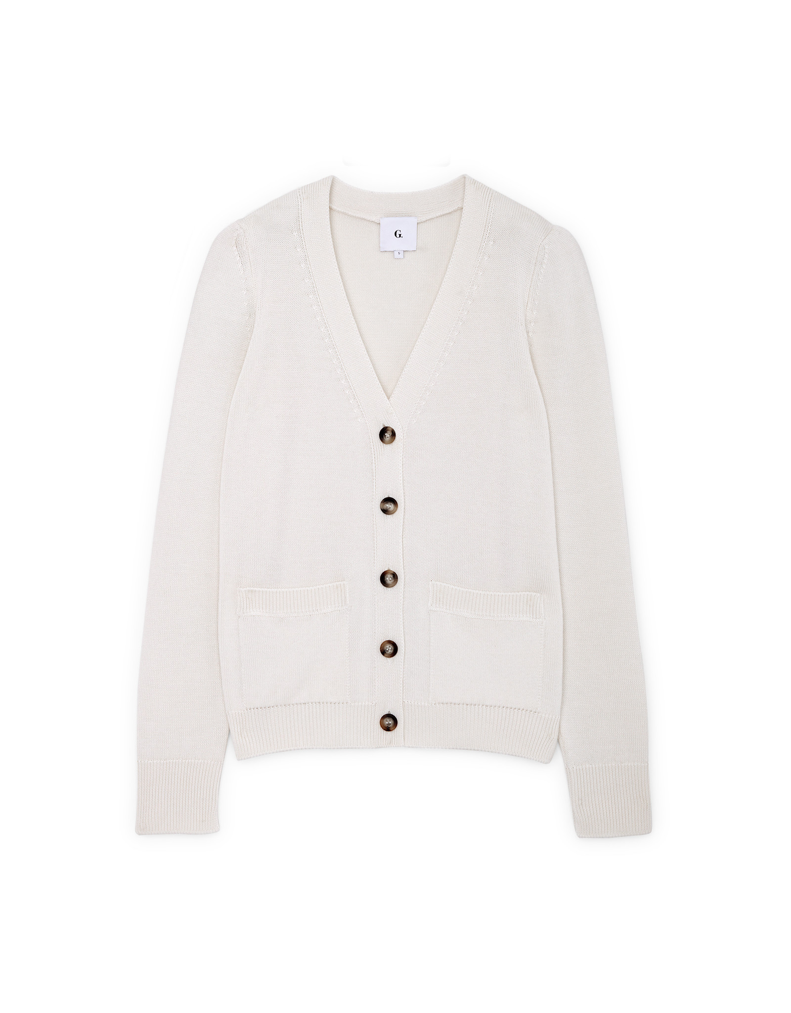 lightweight white cardigan