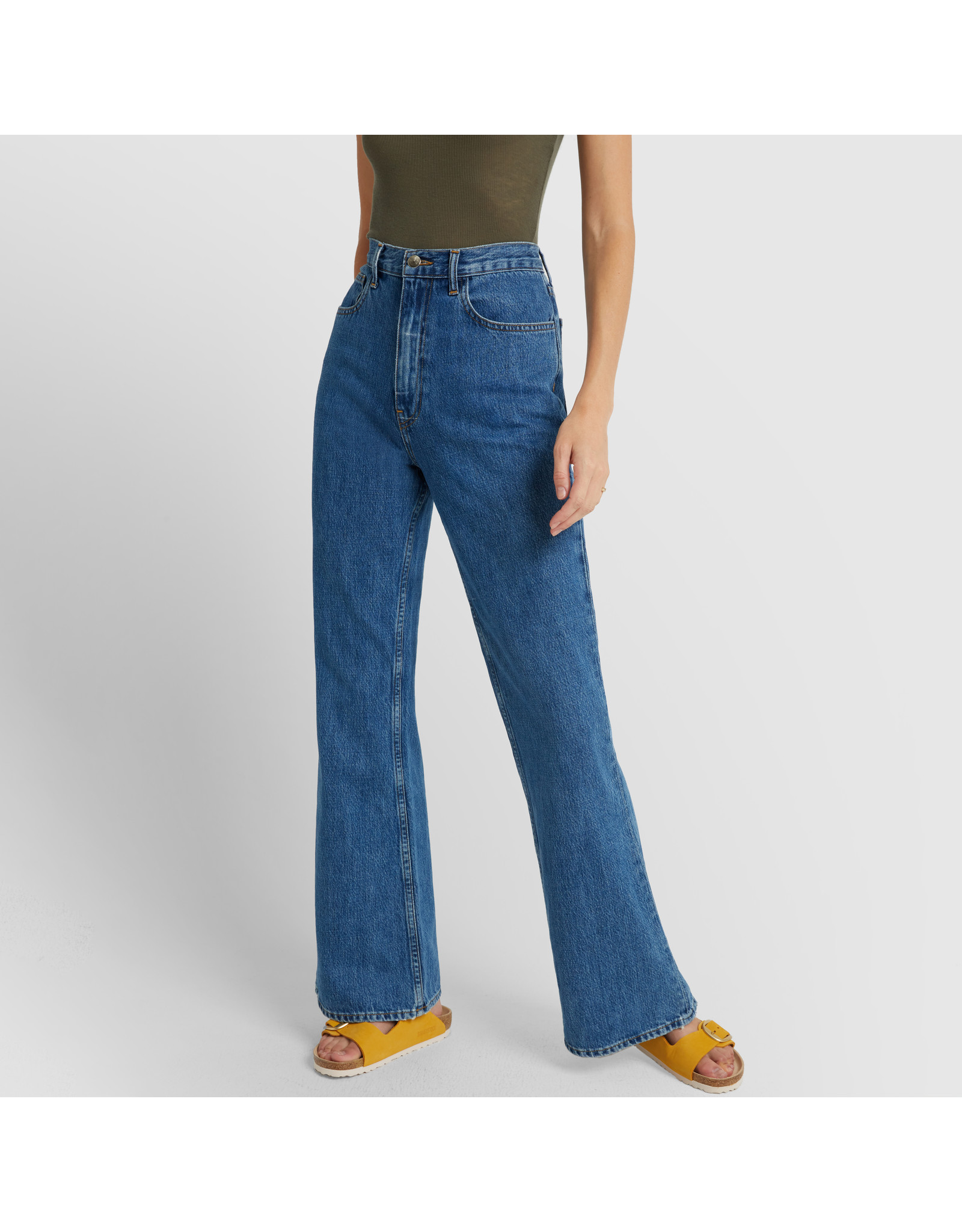 colored bootcut jeans