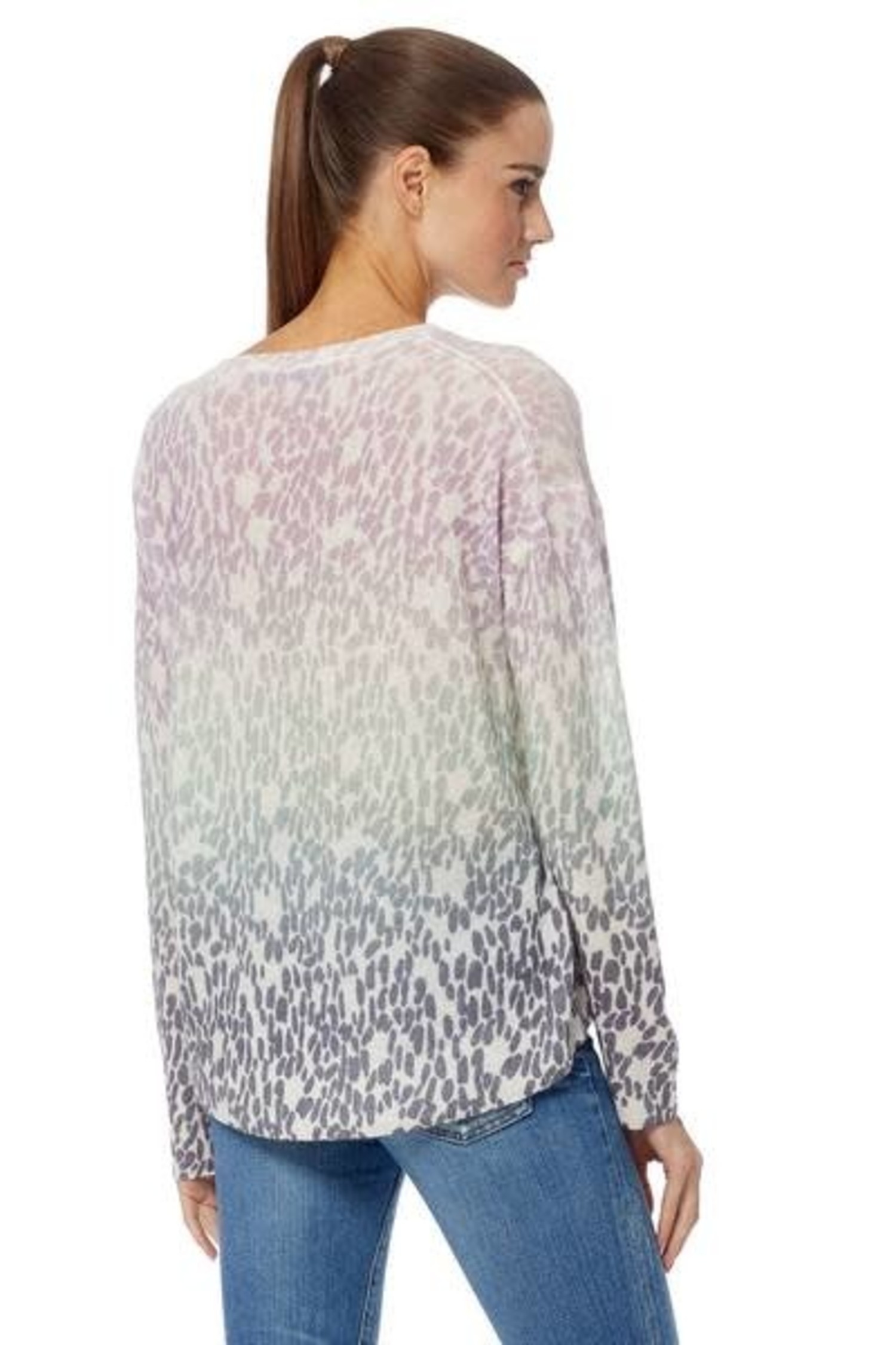 360 cashmere leopard sweater cheap