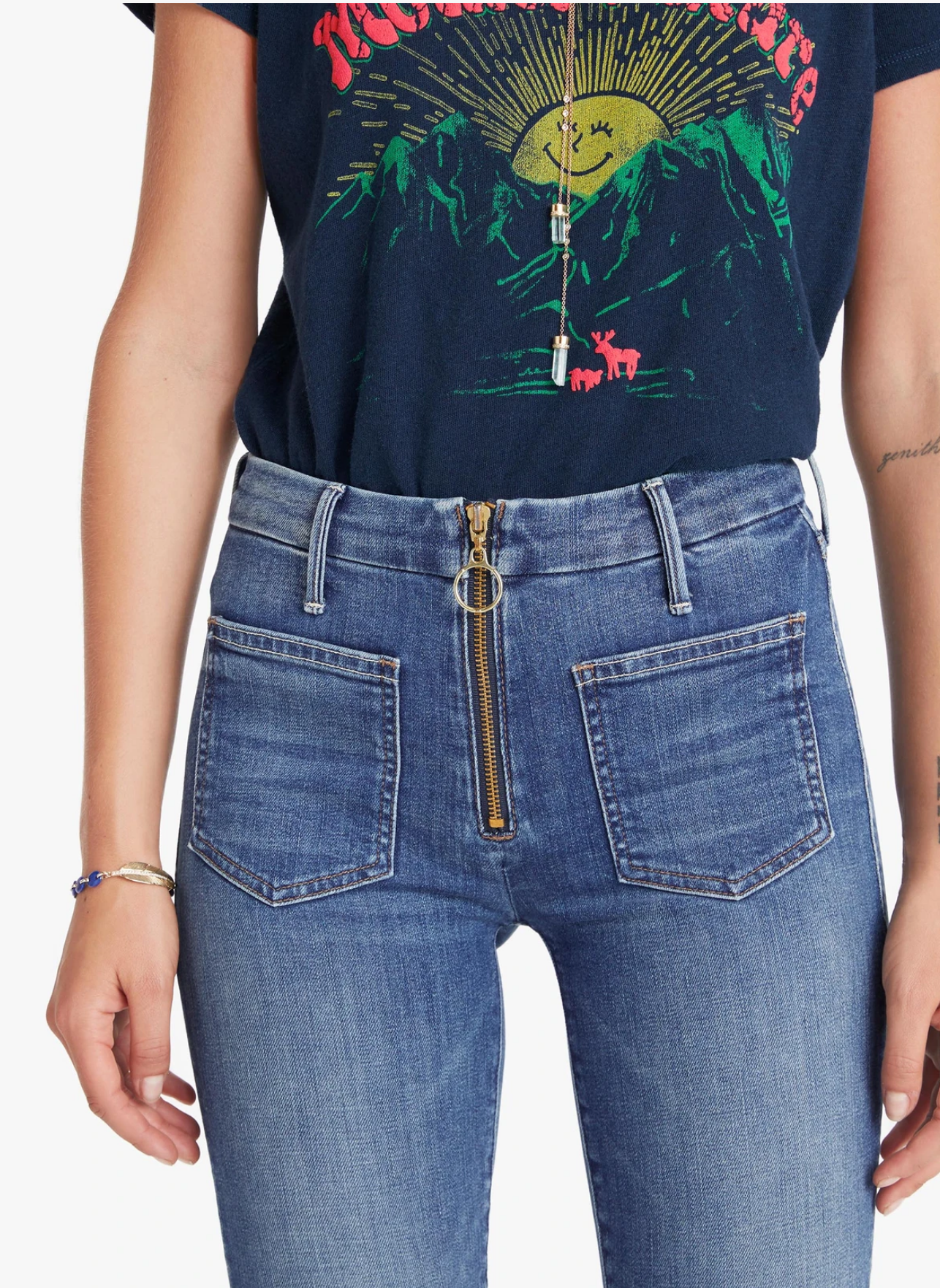 Mother Denim | The Patch XYZ Looker - Wild Game - Tryst Boutique