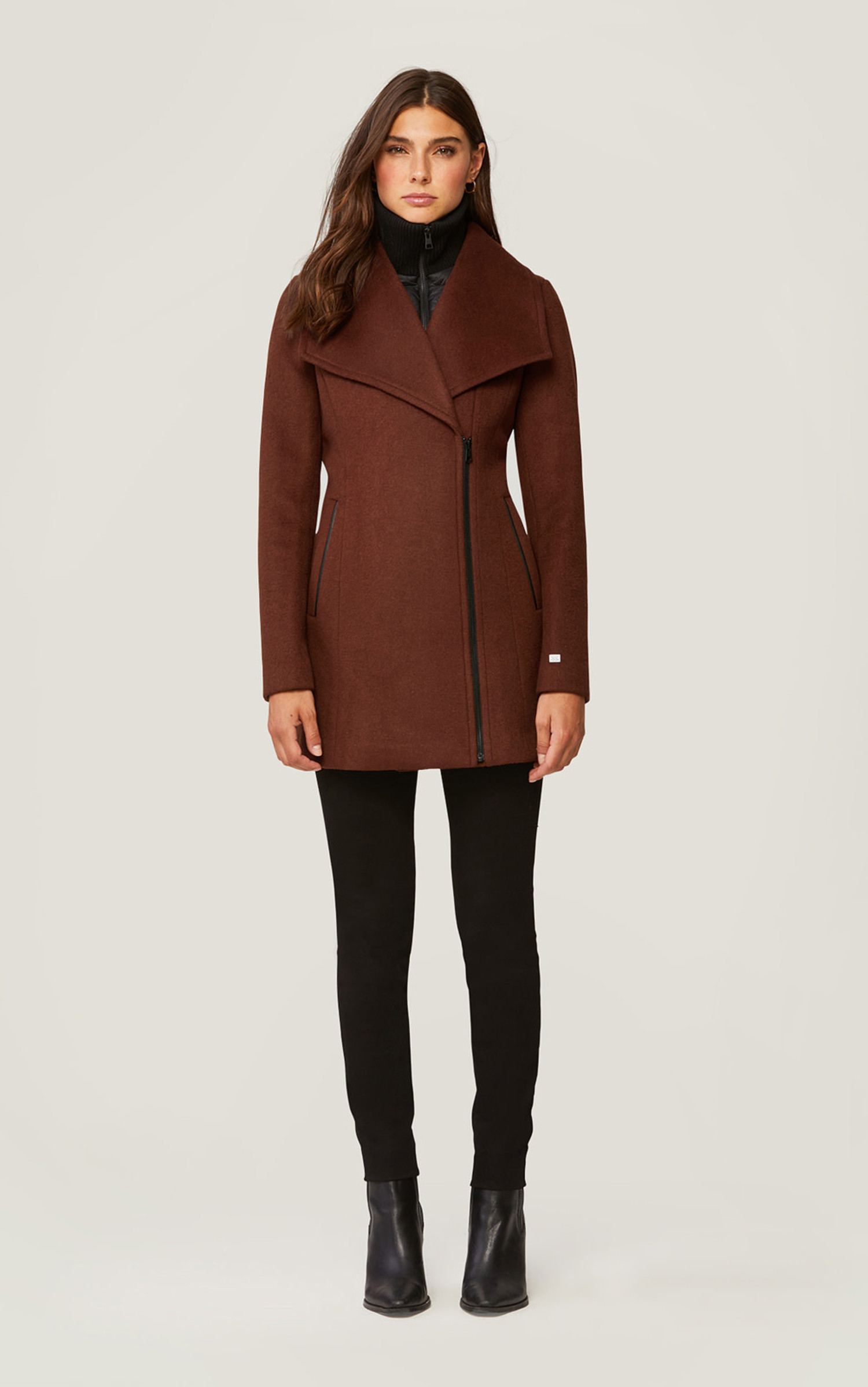 rust wool coat