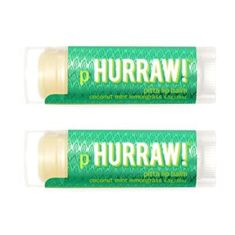 Hurraw Lip Balm Coconut Mint Lemongrass Pitta Lip Balm