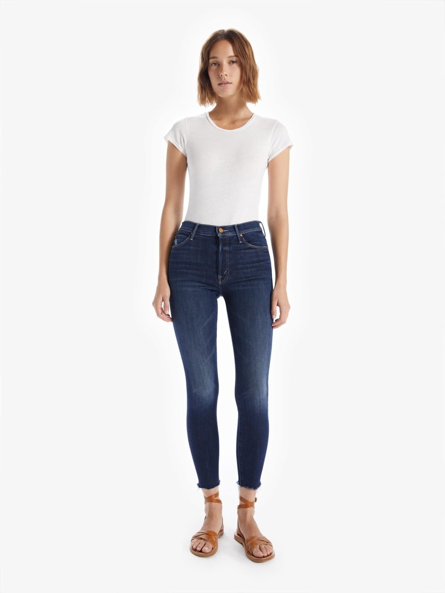 Mother Denim | The Stunner Ankle Fray 